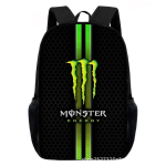 Monster Energy vaiki&scaron;kas spausdintas mokyklos kuprinė 15 colių lengvas kvėpuojantis stuburo apsauga 15-inch schoolbag
