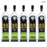 5 vnt 0,3 / 0,5 / 0,7 / 0,9 mm HB 2B automatinių mechaninių pie&scaron;tukų papildymo laidas mokykliniams biuro reikmenims 0.5
