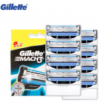 &bdquo;Gillette Mach3&ldquo; vyrų veido skustuvo peiliukai &bdquo;Safe Mach 3&ldquo; skutimosi peiliukai, 8 vnt. rankiniai barzdos skutimosi peiliukai