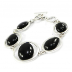 Les Tr&eacute;sors De Lily [H9828] - Bracelet Cr&eacute;ateur 'M&eacute;tisse' noir juoda
