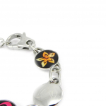 Altesse [I2880] - Bracelet acier 'Calypso' floral multicolore