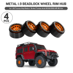 Mozzo cerchione in metallo 4 pezzi Beadlock 1.9 per 1/10 Traxxas Hsp Redcat
