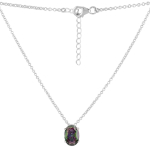 Sidabrinis karoliai su mistiniu topazu 9,78ct (2126409)