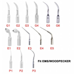 5 vnt. dantų ultragarsinio skalerio antgalis tinka EMS WOODPECKER skaleris ir DTE SATELEC G1-G6 E1-E5 P1 P3 P4 GD1-GD6 PD1 PD3 PD4 ED1 ED2 5pcs E5