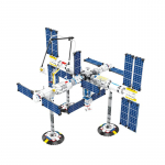 KAZI Nauja kosminė raketa Tiangong kosminė stotis &scaron;viečiantis žaislas smulkios dalelės vaiki&scaron;kas surenkamas statybinių blokelių modelis