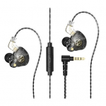 Patogios laidinės ausinės Ergonomi&scaron;kas estetinės muzikos klausymas With Mic juoda