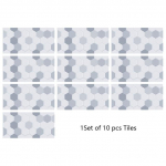 10 vnt plok&scaron;čių &scaron;e&scaron;iakampių marmurinių ra&scaron;tų plytelių sienų lipdukas Virtuvės alyvai atsparus vonios kambarys namų dekoras Nulupkite ir klijuokite keramikos meno tapetai 10cmX20cmX10pcs