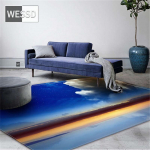 Mėnulio kilimėlis 3D grindų kilimas Svetainės didelio dydžio flaneliniai vandenį sugeriantys kilimėliai Vonios kilimėliams Miegamojo lovos kilimėlis 40x60cm 1pcs
