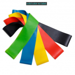 TPE atsparumo juostos Fitneso rinkinys Guminės kilpos juostos Jėgos lavinimo treniruočių i&scaron;plėtimas Jogos treniruoklių salės įranga Elastinė guminė kilpa 5 Pcs