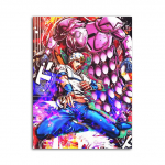 Jojo S keistas animacinių personažų plakatas ir svetainės sieniniai meno spaudiniai. 30cm&times;40cm NoFrame