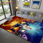 Anime Naruto neslystantys kilimėliai svetainei Patogus kilimas Mink&scaron;tas grindų kilimėlis Miegamojo kilimėlio plotas Kilimėlis namams Didelis pūkuotas kilimėlis 80cm x 140cm