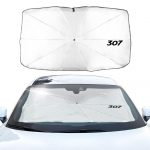 Skirta Peugeot 206 207 307 308 508 407 408 2008 5008 Automobilio priekinio priekinio skėčio skėčio skydeliai Automatinis sulankstomas skėčio dangtelis nuo saulės For 307