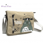 Moterų anime &bdquo;My Neighbor Print Canvas Messenger Crossbody&ldquo; pečių krep&scaron;ys 2