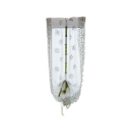 Romėni&scaron;kos trumpos užuolaidos virtuvės užuolaidos Valance Tiulis permatomos užuolaidos gėlė siuvinėta drugelis namų lango dekoras W 80X H 100cm 1PC