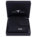 URBAN FOREST Oswald Redwood odinė piniginė vyrams