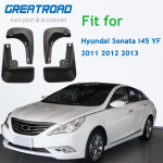 Styled Molded Car Mud Flaps For Hyundai Sonata i45 YF 2011 2012 2013 Mudflaps Splash Guards Flap Mudguards Car