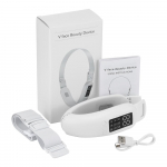 Microcurrent veido pakėlimo ma&scaron;ina V veido dvigubo smakro valiklis EMS veido masažuoklis kar&scaron;tas kompresas odos atjauninimo grožio prietaisas balta