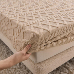 Tafu Velvet patalynė Nauja Milk Velvet Patalynė žiemos pliu&scaron;inis koralinis flanelinis čiužinio apsauginis užvalkalas 120*200cm