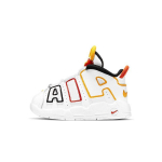 Nike Air Daugiau Uptempo TD Roswell Raygun Kūdikių sportbačiai Balti Team-oranžinė juoda DD9287-100 21