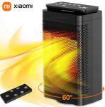 XIAOMI &scaron;ildytuvas 1500 W keraminis svyruojantis &scaron;ildytuvas su termostatu ir LED ekranu, 3 režimu 12HTimeris perkaitimas ir apsauga nuo apvirtimo