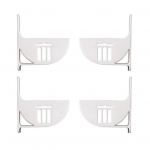 2 poros laikymo kron&scaron;teinas Sieninis &scaron;iuk&scaron;lių mai&scaron;ų laikiklis Vietą taupantis plastikinis įvynioklis virtuvės namams