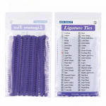 20 vnt. Dantų ortodontiniai ligatūriniai kaklarai&scaron;čiai petne&scaron;os elastinės guminės juostos