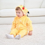 Kūdikių &scaron;liaužtinukai Kigurumi Animal Leopard, Hasky, Giraffe cosplay Su gobtuvu &Scaron;iltos pižamos mažiems berniukams Mergaitėms Drabužiai Naujagimiams Miego drabužiai pižamos drabužiai 80
