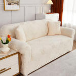 Tamprūs pliu&scaron;iniai žakardo sofos užvalkalai sofos užvalkalams sofos užvalkalai baldų apsauga, mink&scaron;ta su neslystančiu elastiniu užvalkalu Large(190-230cm)