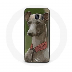 Coque Samsung Galaxy S7 L&eacute;vrier greyhound Gris