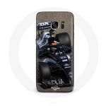 Coque pour Samsung Galaxy S6 edge Formule 1 Yuki Tsunoda pilote automobile de F1 Bleu