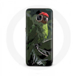 Coque pour Samsung Galaxy S6 Pionus Perroquet Rouge Vert