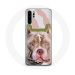 Coque pour Huawei P30 pro Chien de Pitbull marron