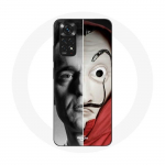 Coque pour Xiaomi Redmi Note 11 4G La casa de papel Berlin Masque Split