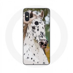 Coque pour Xiaomi Redmi Note 5 Pro Appaloosa Cheval blanc