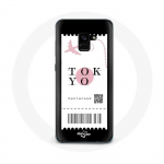 Coque pour Samsung Galaxy A8 Plus Billet d'avion Tokyo Japon