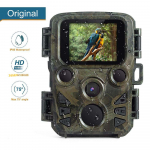MINI Chasse medžioklės kamera 16 MP 1080P Full HD laukinės gamtos skautų kamera su naktiniu matymu