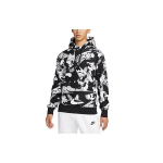 Nike visų logotipų spaudinio gobtuvas džemperis vyri&scaron;ki vir&scaron;utiniai drabužiai Juodas DM6882-010 M gray