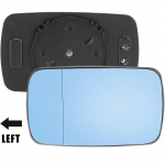 Left Right Rear View Lens Split Mirror Heated Glass Blue Rearview fit for BMW E46 99-05 Sedan 51168250438 Rear View Lens