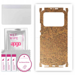 apgo Protective Skin Sticker for the back+sides compatible with Xiaomi Mi 11 Ultra, Full Wrap Film, Foil, Vinyl - Pattern Rusty Copper