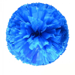 2 pakuotės 30 cm / 11,8 colio vienspalvis plius storas &bdquo;Pom Mutipulcolor&ldquo;, skirtas &bdquo;Cheerleader&ldquo; komandos pasirodymui One Size mėlyna