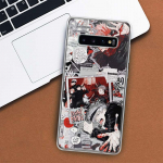 Jujutsu Kaisen Gojo Satoru telefono dėklas, skirtas Samsung Galaxy M21 M12 M31S M32 M51 M52 Note 20 Ulte 10 Plus 9 8 J4 J6 + J8 M11 F52 F6 Samsung M11
