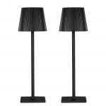 LED stalinis &scaron;viestuvas &Scaron;iuolaikinė LED stalinė lempa su jutikliniu valdymu, pritemdoma 3 spalvų naktinė lempa 2 Packs