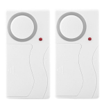 Namų apsauga belaidžio nuotolinio valdymo pulto durų lango sirenos magnetinio jutiklio aliarmo įspėjimas, 1 nuotolinio valdymo pultas + 2 magnetiniai jutikliai