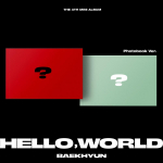 BAEKHYUN EXO - Hello, World [Fotoknygos versija] 4-asis mini albumas World ver.
