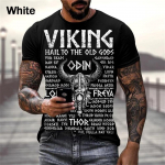 Vasaros Vikingų Karių grafinis 3D spaudas mar&scaron;kinėliai Skandinavi&scaron;ko stiliaus vyri&scaron;ki didelio dydžio trumpomis rankovėmis vir&scaron;utiniai mar&scaron;kinėliai Vyri&scaron;ki dizainerių drabužiai 4XL
