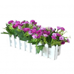 1 puok&scaron;tė dirbtinių gvazdikų gėlių medinė tvora &bdquo;pasidaryk pats&ldquo; scenos vakarėlio &scaron;ventinis dekoras