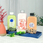 400 ml gėrimo butelis kvadratinis gėrimo butelis pieno arbata sultys &scaron;alto gėrimo butelis