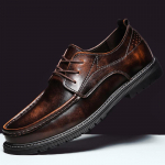 Vyri&scaron;ki batai Suvarstomi Mada Kasdieniai Odiniai Vyri&scaron;ki Suknelės Batai Britų Kvėpuojantis Jaunikis Platforma Vestuvių vakarėlis Batai Vyri&scaron;ki