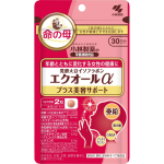 KOBAYASHI Pharmaceutical Equol Alpha Plus Beauty Support 60 kapsulių Sojų pupelės, izoflavonas Beautiful Skin Sojos pupelės, izoflavonas 1 set