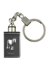 Fell Pony - Crystal pendant with photo of a horse, illuminated pendant, unique gift by Art-Dog brand